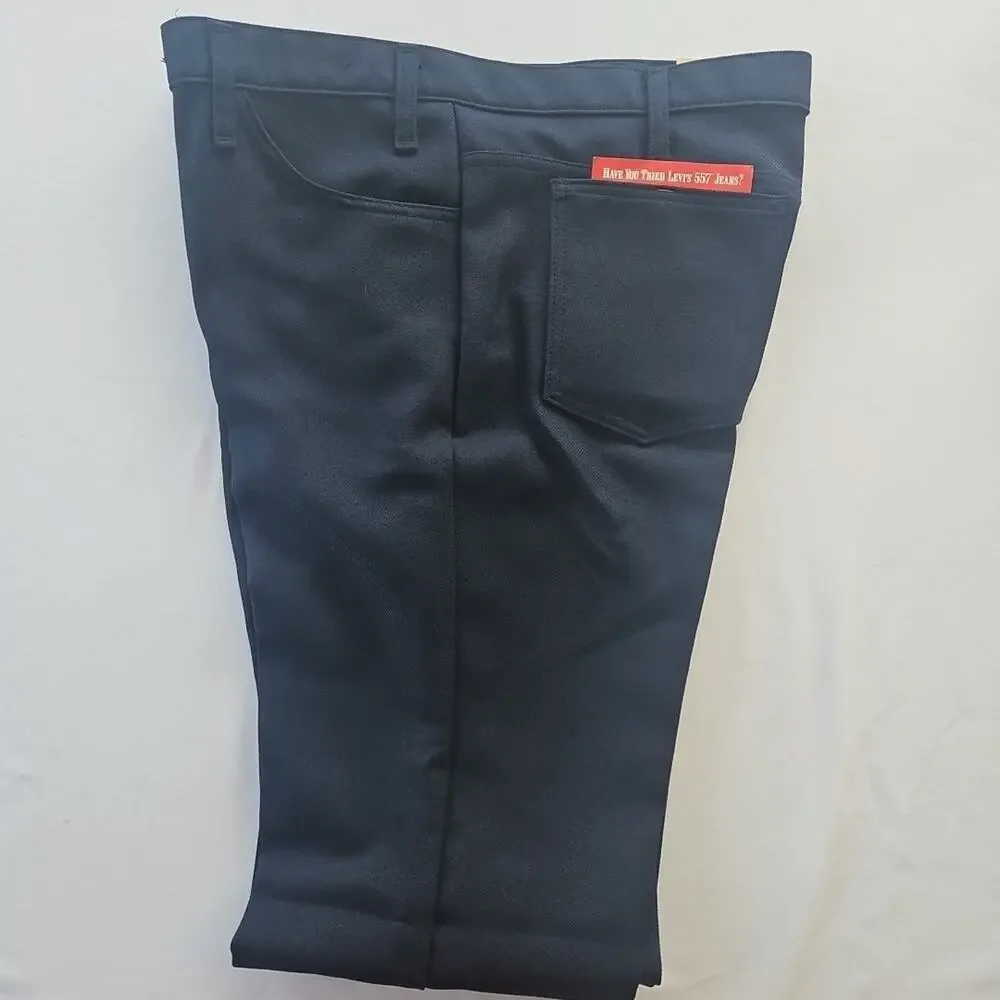 Vintage NOS 80’s Levi's 517 Saddleman Boot Cut Sta Prest Jeans Blue‎ 36x34 NEW